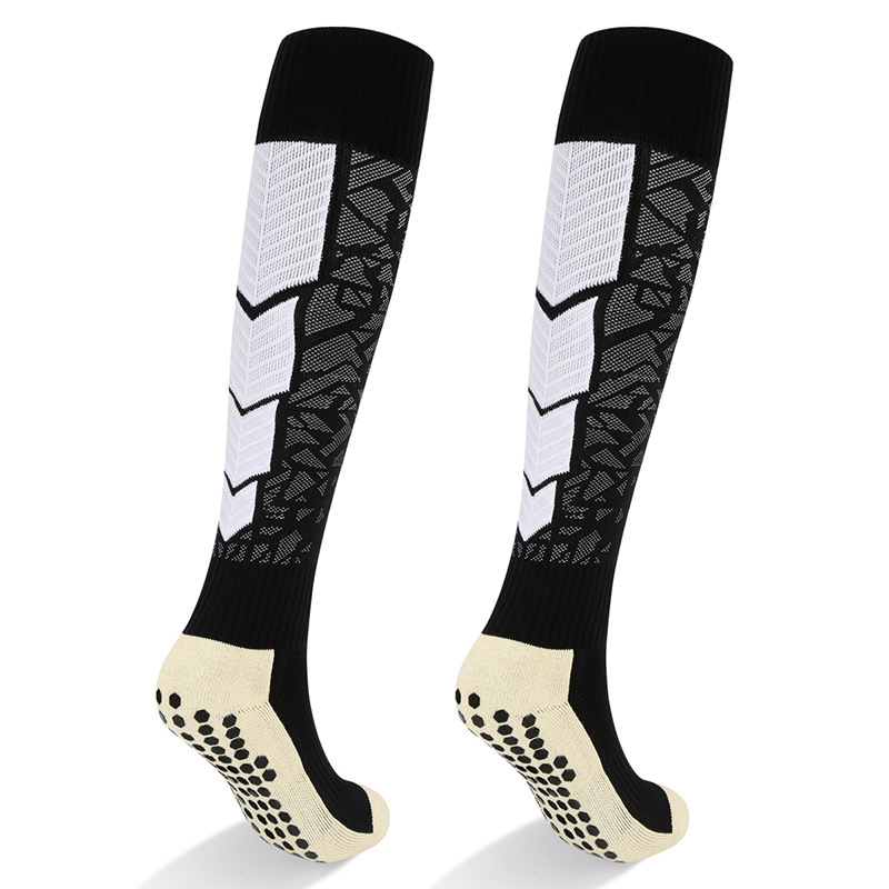YUEDGE Wear-resistant Anti-slip Sweat Breathable Cotton Sports Running Football Compression Socks